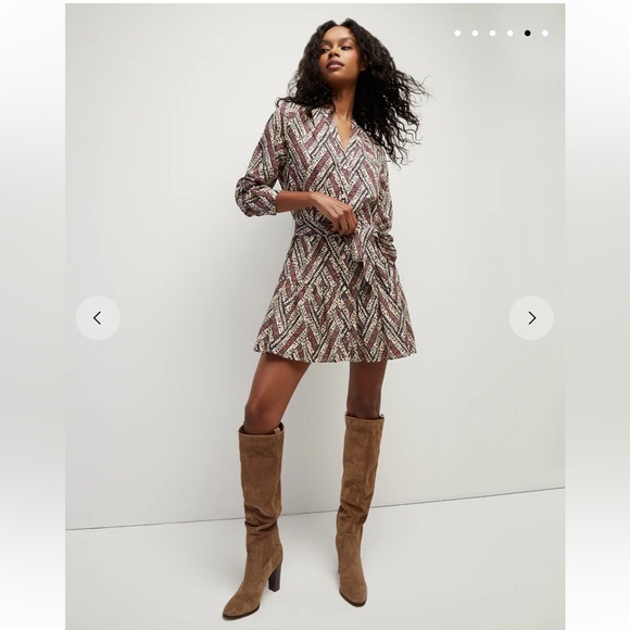 NEW Veronica Beard Vesper Boots Tall Knee High, Camel Natural - Picture 5 of 6